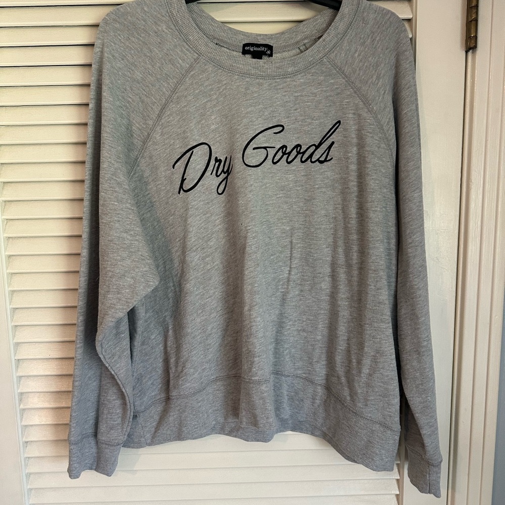 Dry Goods Heather Gray Crew Neck Sweater